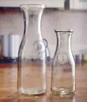 Стеклянная бутылка 480мл с широким горлом (ваза)  - фото