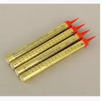 Свеча Фонтан для торта, 60 сек, Золото, 15 см, 4 шт. арт. MF002 Золотой - фото