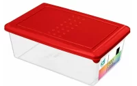 Контейнер для продуктов "Asti" прямоугольный 1,05л (красный), (24), 221100206/03 Красный - фото