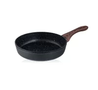 Сковорода 24 см Bekker ELEGANT с мраморным покрытием BK-7986  Черный - фото