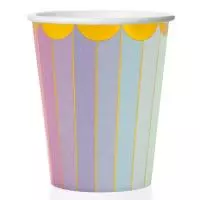 Стаканы (250 мл) Радужный спектр, Золото, 6 шт. арт. 690033  - фото