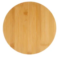 Доска разделочная VETTA Гринвуд бамбук, круглая, 26х0,9см арт. 851-180 Бежевый - фото