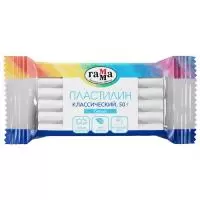 Пластилин Гамма "Классический", белый, 50г Белый - фото