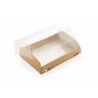 Коробка картонная с пластиковой крышкой "ECO OpBox 1000", 10 шт  - фото