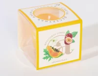 Свеча-десерт Aromantique "Фруктовое суфле" 60гр, AM40603 Желтый - фото