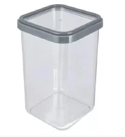 Банка для сыпучих продуктов Cubbo Scandi 1,6л (серый), арт. 430280500 Серый - фото