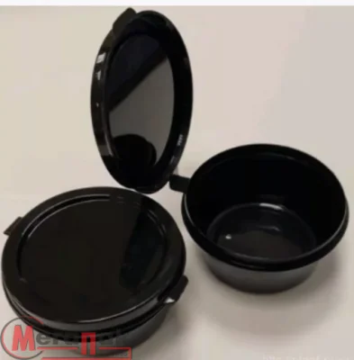 Банка-соусник 50мл с крышкой 1/80 (15) (черный)арт.1244Ч Банка-соусник 50мл с крышкой 1/80 (15) (черный)арт.1244Ч Черный - фото