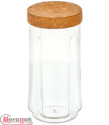 Банка для сыпучих продуктов Sugar&Spice Rosemary 1,1л с пробковой крышкой, арт. SE105810996 Прозрачный - фото