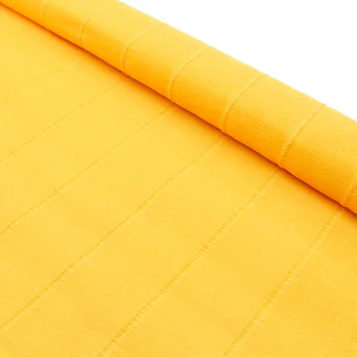 Бумага гофрированная простая 50см*2,5м светло-оранжевая, арт. CR180/576 Оранжевый - фото