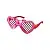 Светодиодные очки, Сердце, Розовый, 15*6,5*6,5 см, 1 шт. Розовый - фото