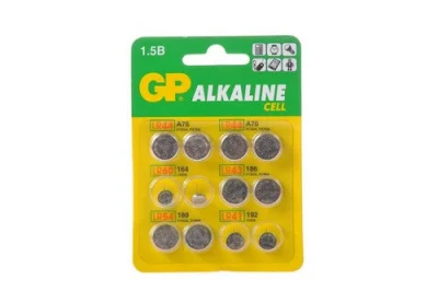 Элемент питания Набор дисковых батареек GP ACM01-CR12 (120/1440) Alkaline пугович.,BL12  - фото
