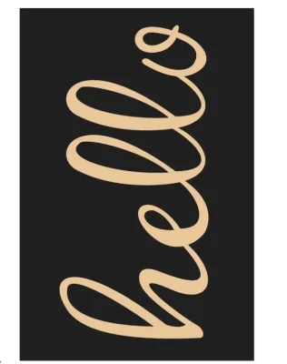 Коврик придверный Dekorelle LAPSHA 40X60см, в ассортименте Микс - фото