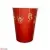 Стакан бумажный 350мл для горячего Новый Год Красный 50шт Стакан бумажный 350мл для горячего Новый Год Красный 50шт Красный - фото