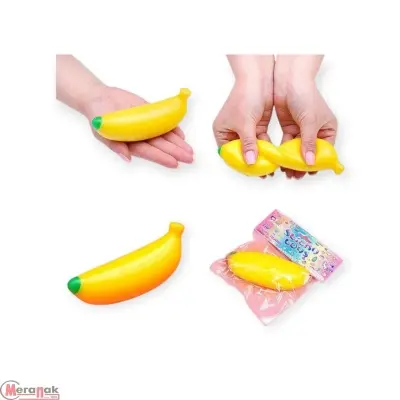 Игрушка-антистресс "Банан", 00-6419 Игрушка-антистресс "Банан", 00-6419 Желтый - фото