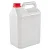 Канистра 3,2 дм3 Белый, Г3/5,с МП,крышка К 3/5 красная/натур.  - фото