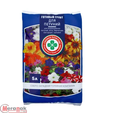 Грунт 5 л для Петуний "Скорая помощь", арт. 00022215  - фото