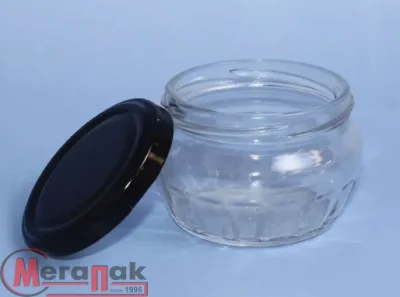 Комплект: Стеклобанка 130 мл Р-130 + крышка д66 Прозрачный - фото