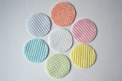 Ватные диски цветные, 80 шт  - фото