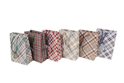 Пакет подарочный бумажный с ручками 14*20*10 малый МЭН, арт. М1093  - фото