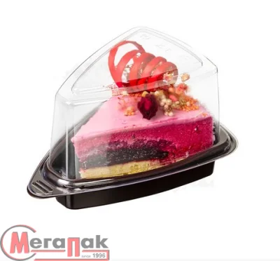 ТЦ10штКомплект Контейнер Т-2ДШ корич. + Крышка Т-2К прозр ТЦ10штКомплект Контейнер Т-2ДШ корич. + Крышка Т-2К прозр  - фото