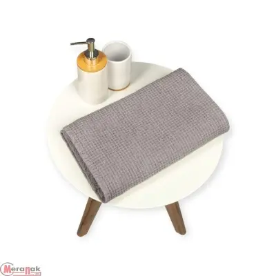 Полотенце 60*140 "Зефир-вафля" цв. 1098 рис. 1 бледно-фиолетовый Фиолетовый - фото