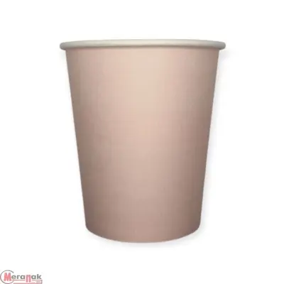 Стакан бумажный 250мл для горячего Нежно-розовый 50шт Розовый - фото