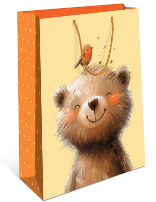 Пакет подар.бум ламин. 260*320*120  в ас-те 0193.372/376/380/383/384/389/395/398/405/419/426/427 Микс - фото