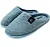 Туфли домашние женские закрытые J2023-11 (голубой, 38 (QR)) Голубой - фото