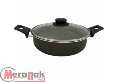 Жаровня со стеклянной крышкой 26см 2,5л EVG73126/11 (6) Жаровня со стеклянной крышкой 26см 2,5л EVG73126/11 (6) Черный - фото