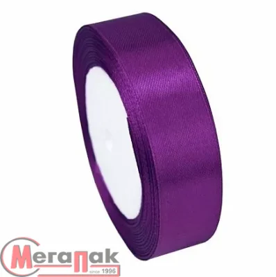 Лента тканная атласная 10мм*25Y Фиолетовый 10шт/упак 800 т.м. F014-10/35 Фиолетовый - фото