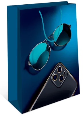 Пакет подар.бум ламин. 260*320*120  в ас-те 0193.372/376/380/383/384/389/395/398/405/419/426/427 Микс - фото