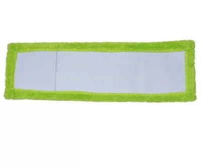 Насадка для швабры-флеттер (микрофибра бархат),1 шт Master FRESH Зеленый - фото