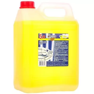 Средство для мытья посуды "Золушка" лимон, 5 литров  - фото