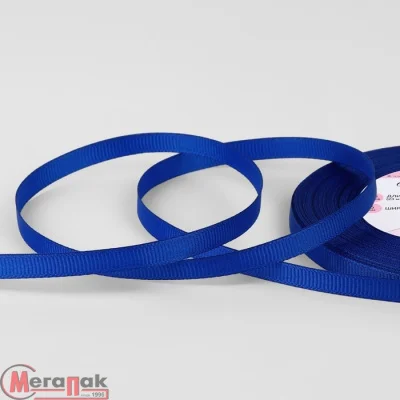 Лента репсовая, 6 мм, 23 ± 1 м, цвет электрик №0161, арт. 9894982 Тёмно-синий - фото