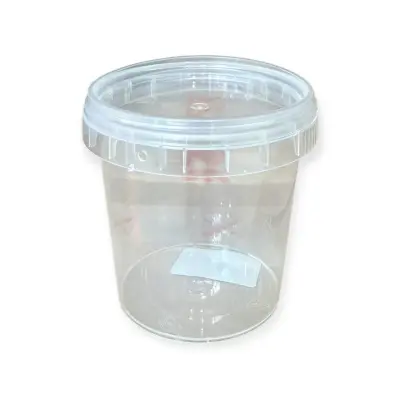 Комплект Банка 155мл  прозрачная + Крышка д/банки,ведра d69 Прозрачный - фото