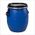 Бочка 48 дм3  (стандарт (ЗТИ) синий/натур) Синий - фото
