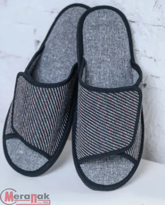 Обувь домашняя мужская (серый) р.44, 309.01 Серый - фото