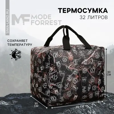 Термосумка на молнии MODE FORREST, 32 литра, 32 х 30 х 30 см, 9628286 Термосумка на молнии MODE FORREST, 32 литра, 32 х 30 х 30 см, 9628286 Черный - фото
