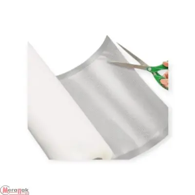 Пакет вакуумный в рулоне с ребристой стороной 180мм*5м PET/PE 90/80 мкр Прозрачный - фото