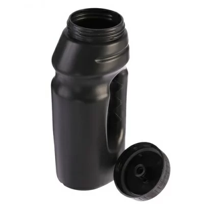 Бутылка для воды черная велосипедная с ручкой, 700 мл Черный - фото