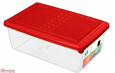 Контейнер для продуктов "Asti" прямоугольный 1,05л (красный), арт. 221100206/03 Красный - фото