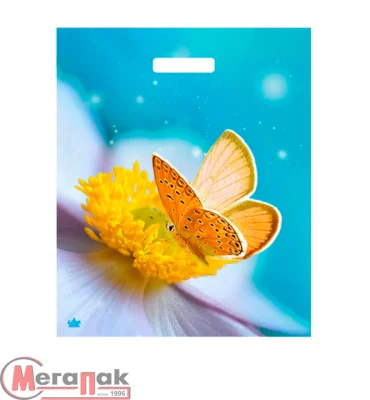 ТЦ50штСумка-пакет 38*47 прор.ручка лам Мгновения Микс - фото