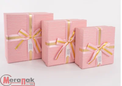 Коробка Элегант, Нежно-розовый, 15*15*6,5 см Розовый - фото