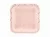 Набор бумажных тарелок «Сетка» розовый 20*20см, 6шт/упак Розовый - фото