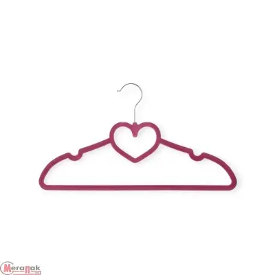 Вешалка-плечики р.44-46 сиреневый бархат, 39,5*22см, мет/крюч, 048415, 1 шт Сиреневый - фото