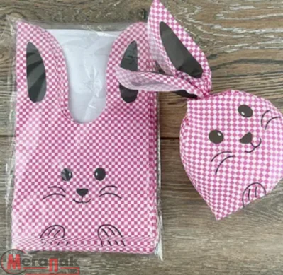 1/10 Пакет забавные зверюшки розовый 16*27cm уп Розовый - фото