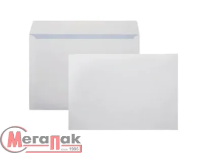 Конверт C4 (229*324), силиконовая лента, серая запечатка, 40.10.50, упак. 50 шт. арт. С40.10.50  - фото