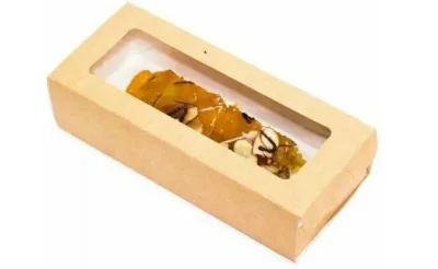 ТЦ10штКоробка карт с окном 170*70*40мм пенал ECO CASE 500 Коричневый - фото