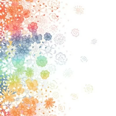 Клеенка Meiwa Satin 140 см "Цвета радуги" Разноцветный - фото