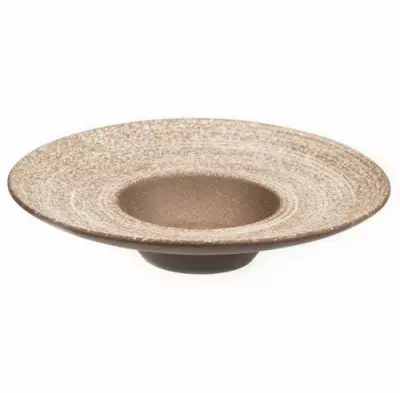 Тарелка Untouched Taiga для пасты/супа 100 мл, 22*5 см Бежевый - фото